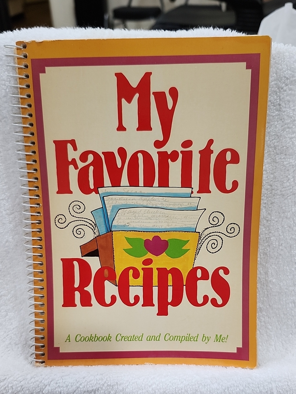 "My Favorite Recipes" Spiral-Bound Cookbook